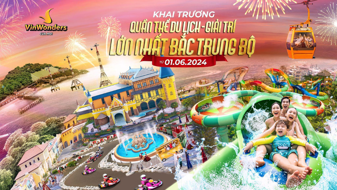 Vé VinWonders Cửa Hội ở Nghệ An